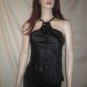 FOREVER 21 Sequins Racerback Blouse Black S 94981