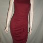 TWO FLOWERS By Jasmine Ruffled Dress Burgundy S