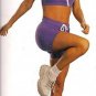 Body Alive Sport Women Tricot Drawstring Short L Purple