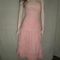 LUCY PARIS Spaghetti Embroidered Dress Pink S M 060045