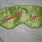 Green "Dreaming Of Ben" Sleeping Eye Mask EyeMask