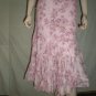 RUBBER DUCKY Ruffled Skirt Floral print Pink S 90662