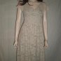 TWO FLOWERS By Jasmine Lace V-Neck Dress  Cream S