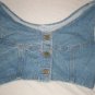 Body Alive Sport Womens T Shirt Bra L  Denim Blue