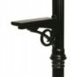 Solar Group Victorian Polymer Mailbox Post VP00B01 Black