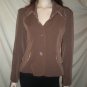 BG BARBARA GARFIELD Jacket Brown 6 Style 97815