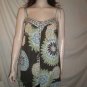 NOTICE Spaghetti Strap Shark  Hem Blouse Floral Print M