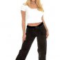 Body Alive Sport WorkOut Pant Sweatpants M Burgundy