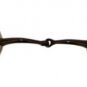 Metalab SS Black Satin SNAFFLE RING BIT 255515
