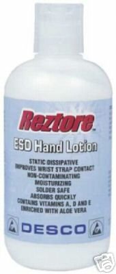 Desco  Reztore ESD Hand Lotion Static Dissipative 8oz