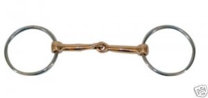 Metalab Lami-Cell  SS Ring Snaffle Copper Mouth 255517