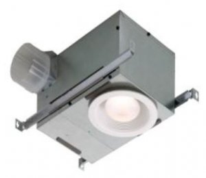 Nutone 70CFM 2.0 Sones Recessed Bath Fan Light 744NT