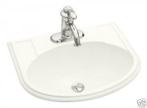 Kohler Devonshire Self Rimming Lavatory Sink K-2279-8-0