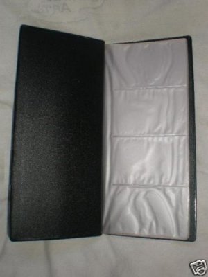 Samsill Vinyl Business Card File Holds 96 Cards 8104
