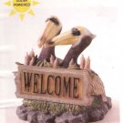 Cascade Solar Garden Accent Path Light WELCOME SIGN