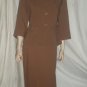 COURTENAY Stretch Skirt & Jacket Suit Set  Brown 8