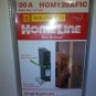SQUARE D HOMELINE 20 A CIRCUIT BREAKER ARC FAULT CIRCUIT INTERRUPTER HOM120AFIC