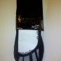 XOXO Legwear Hug & Kisses Women's Top Sparkle Lace Footliners Size 9-11 Black