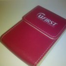 UFIRST Ladies Business Faux leather Business Card Case Fuchsia Pink