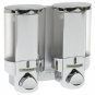 BETTER LIVING AVIVA II Hotel 2 Chamber Liquid Soap Dispenser W/ Key 36245 Chrome