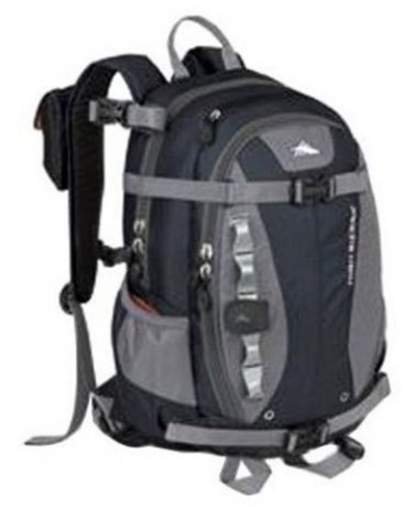 High Sierra Spire 2500 Backpack Black Gray 59202-02 25L