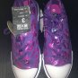 CONVERSE One Star Junior Dx Cross Strap Lips Oxford Tennis Shoes 3 Violet