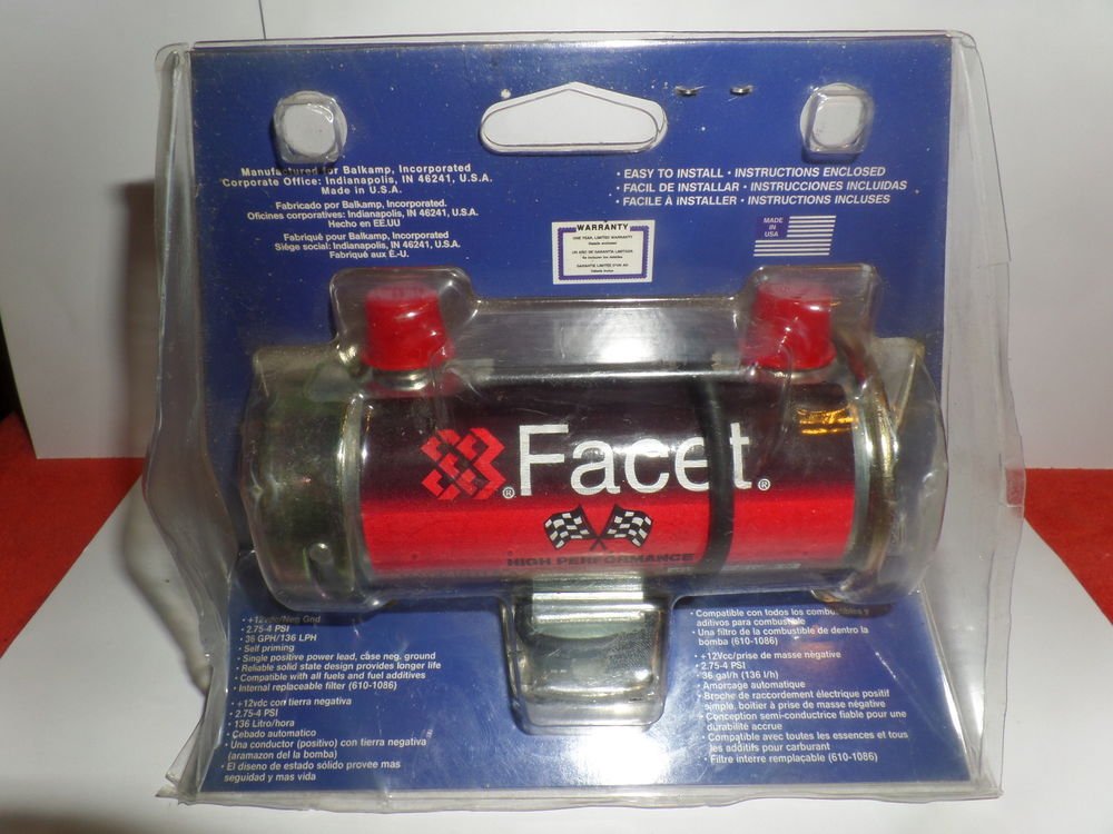 NAPA Facet High Performance GoldFlo Universal Electronic Fuel Pump 610