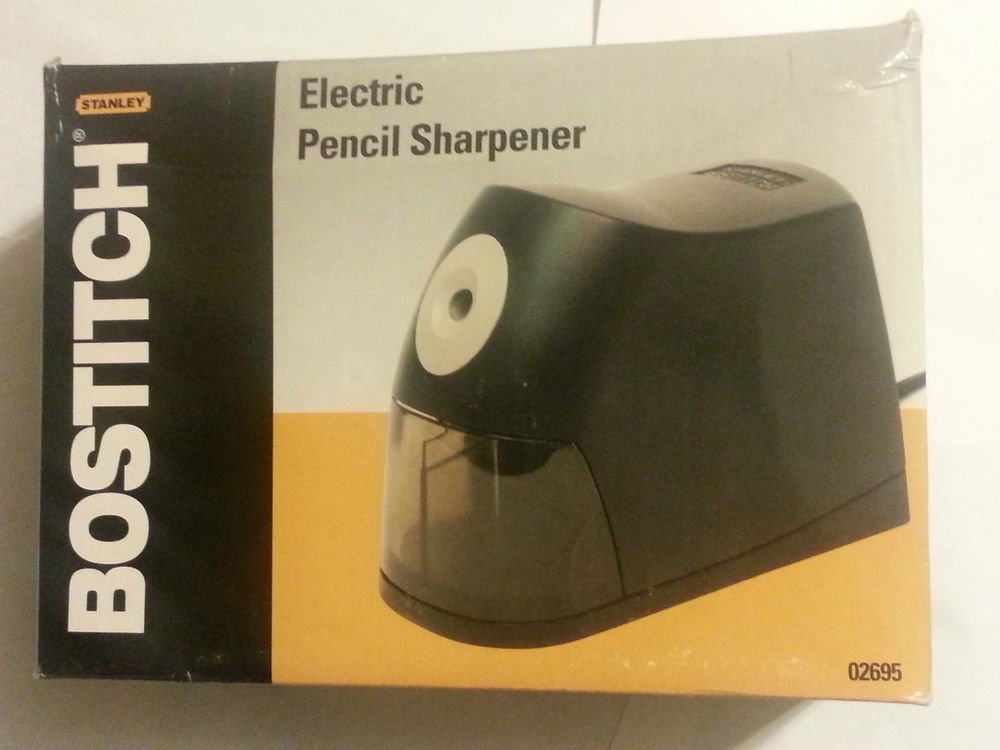 BOSTITCH STANLEY Electric Pencil Sharpener 02695 BLACK