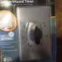 GE 60 Mins Auto Shut Off In Wall Spring Wound Timer 15305 Stainless Steel