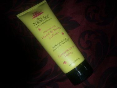 THE NAKED BEE Moisturizing Hand & Body Lotion Pomegranate & Honey 6.7 oz