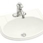 Kohler Devonshire Self Rimming Lavatory Sink K-2279-8-0 White