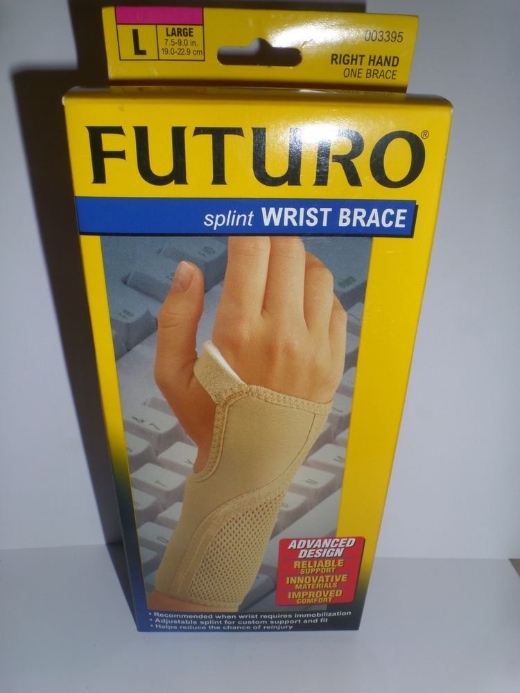 Futuro splint wrist brace right hand l large 003395