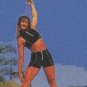 Body Alive Sport Thermal Piping Zipper Mock Top M Navy