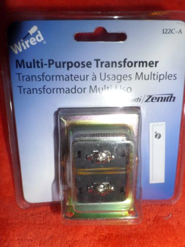 Heath Zenith Wired Door Bell Doorbell Chime Multi-Purpose Transformer 122C-A