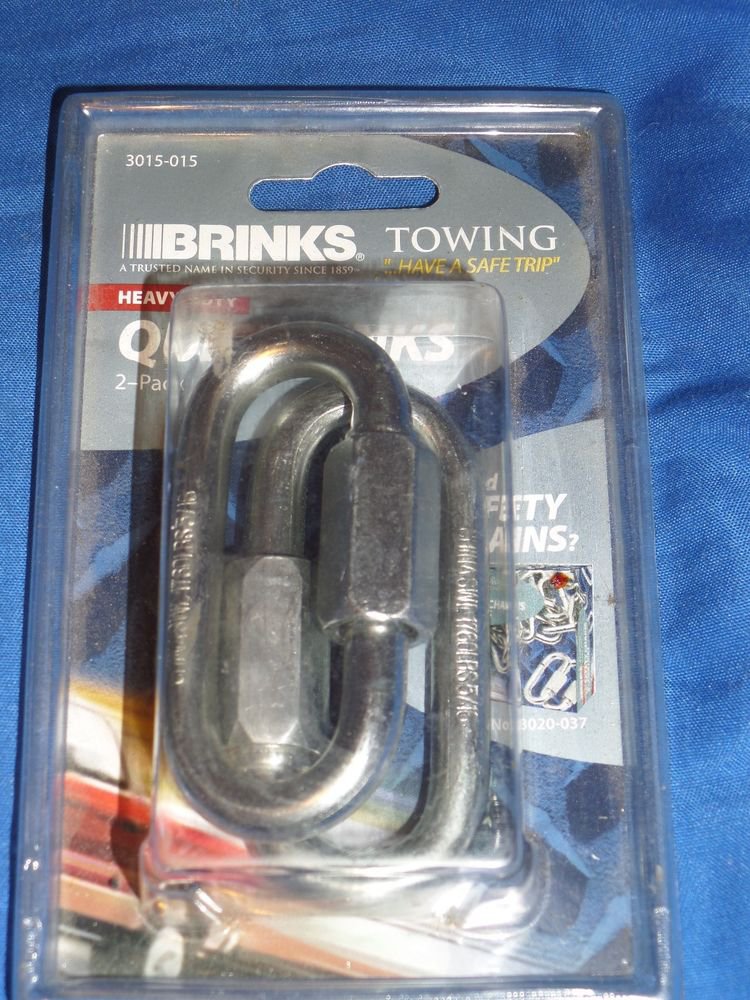 BRINKS Towing Heavy Duty Quick Links Package of 2 3015015