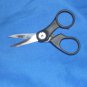 HOFFRITZ 4-1/2"  Scissors Black Plastic With Stainless Steel Blades WITHOUT LOGO