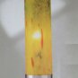 Hampton Bay Gallery Accent Lamp 266476 Unique Hand Blown Yellow Art Glass