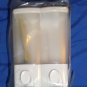 BETTER LIVING Clear Choice 2 Chambers Soap Dispenser 72250 White