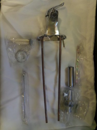 MOEN Chateau 4" One Handle  Lavatory Faucet W/ 16"  Waste Supplies L4625 Chrome