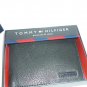 TOMMY HILFIGER Passcase & Valet Bifold Wallet Black Leather Textured  31HP22X012