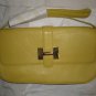 ICEBERG ICE Leather Large Shoulder Bag Tracolla Grande Lime NEW
