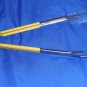 VOLLRATH 12" Scalloped Grip Kool Touch Handle Utlity Tong Yellow 4781250