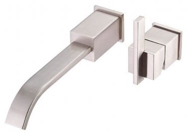 DANZE  Sirius Wall Mount Lavatory Vessel Faucet W/ Valve D201644BN Nickel
