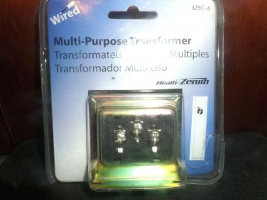 Heath Zenith Wired Door Bell Doorbell Chime Multi-Purpose Transformer 125C-A