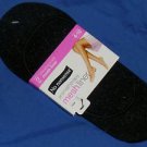 NO NONSENSE Aromatherapy Mesh Low Liner Footliners Size 4-10 Sparkle Black