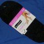 NO NONSENSE Aromatherapy Mesh Low Liner Footliners Size 4-10 Sparkle Black