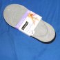 NO NONSENSE Aromatherapy Microfiber Low Liner Footliner Size 4-10 Gray Black