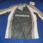 SHIMANO Technical Long Sleeve Sublimated Zip Tee Md Medium GRAY