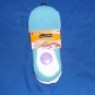 NO NONSENSE Aromatherapy Cotton Terry Liner Footliner Size 4-10 Light Blue White