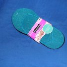 NO NONSENSE Aromatherapy Breathable Mesh Liner Footliner Size 4-10 Sparkle Black